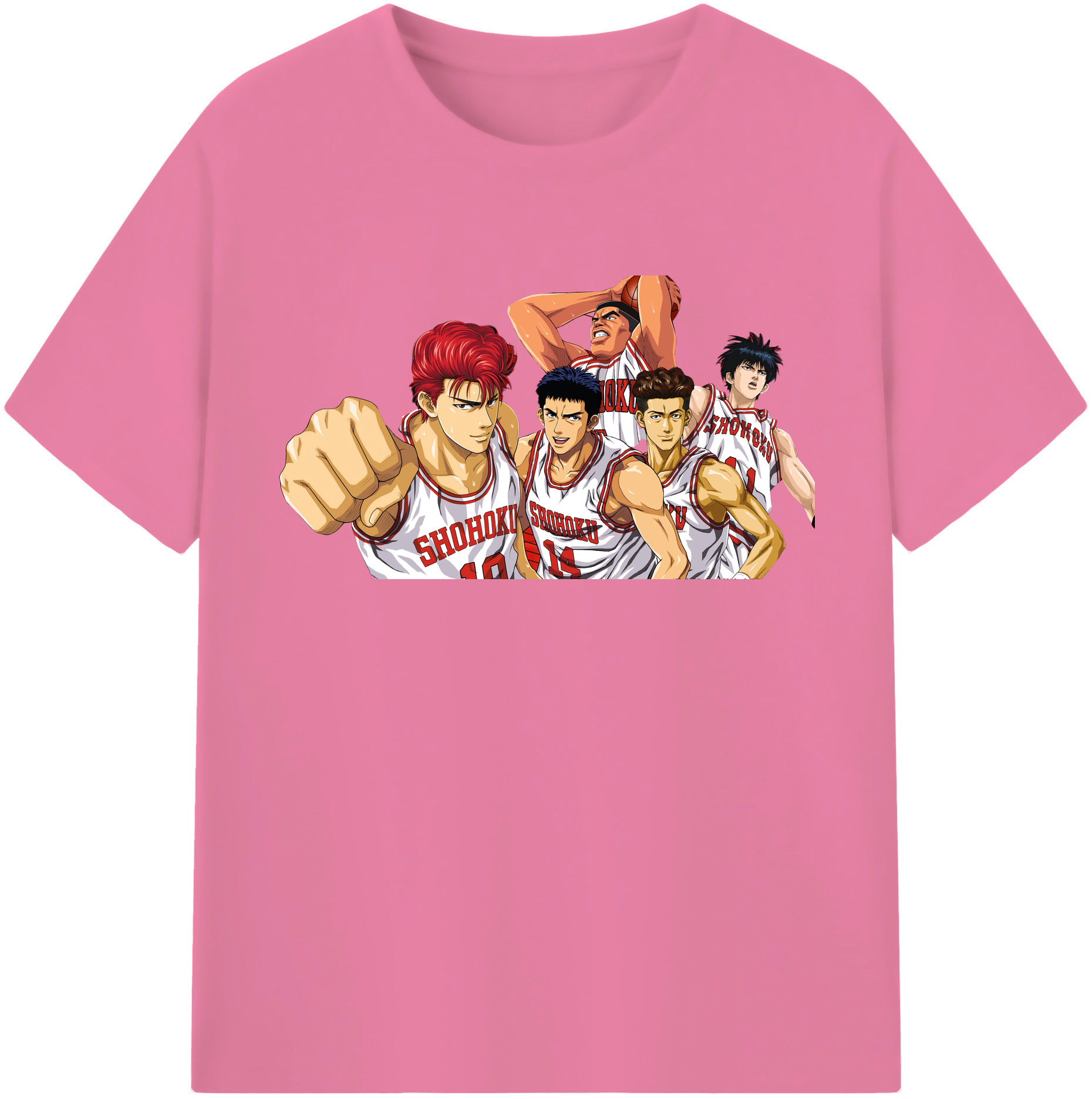 （画像用） SLAM DUNK／スラムダンク 綿100％半袖Tシャツ（フロントプリント）